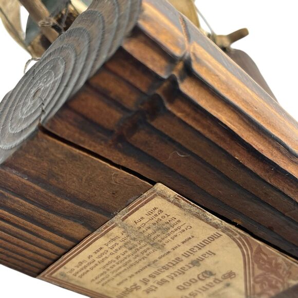 Bookends Pirate Ship Spanish Wood Handcrafted In Spain Galleons Madera De Aliso - Picture 10 of 12